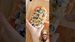 Recette papaye petit déjeuner  healthy papaya breakfast food recipe easyrecipe papaye fruit [upl. by Brit]