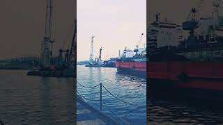 A day in the shipyard ship maritime shipping marine vessel sea floating seaman [upl. by Etnovaj205]