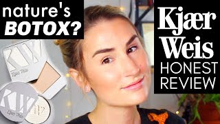 KJAER WEIS Foundation Wear Test  Review  Ultimate Luxury Ingredients  Clean  Organic Makeup [upl. by Ellehsar260]