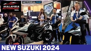 SUZUKI MALAYSIA LAUNCH 3 NEW MODEL  MALAYSIA AUTOSHOW 2024  GSX8R  GSXS1000GX  VSTROM 800 [upl. by Bryan]