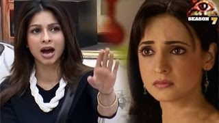 Sanaya Irani HATES Tanisha in BIGG BOSS 7  EXCLUSIVE VIDEO [upl. by Kirimia313]