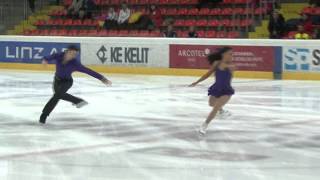 8 Jessica CALALANG  Zack SIDHU USA  ISU JGP Austria 2012 Junior Pairs Short Program [upl. by Offen466]