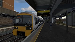 Train Simulator TS2022 Chatham Main Line 2D32 0849 Bromley South to London Victoria AP465 [upl. by Kosse376]