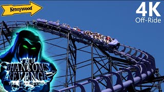 The Phantoms Revenge  4K OffRide  Kennywood  DH Morgan Hyper Coaster  Cinematic [upl. by Federica]