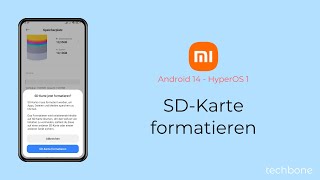 SDKarte formatieren  Xiaomi Android 14  HyperOS 1 [upl. by Slaby]