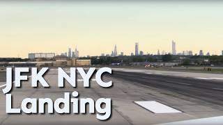 JFK Airport New York Landing John F Kennedy Landing [upl. by Aviv]