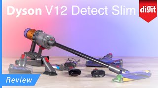 Dyson V12 Detect Slim Review  the best cordless vacuum 2022 [upl. by Perl]