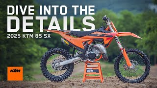 Take a closer look at the 75 new 2025 KTM 85 SX  KTM [upl. by Harod594]