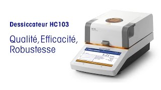 HC103 Moisture Analyzer FR [upl. by Katlaps637]