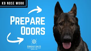 How to Prepare an Odor for AKC Scent Work K9 Nose Work [upl. by Thynne821]