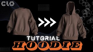 From Sweatshirt to Hoodie CLO3D Hood Pattern Tutorial [upl. by Hedve673]