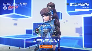 Overwatch 2  Hero Mastery Gauntlet As Widowmaker [upl. by Aracahs]