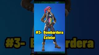 🏅MEJORES SKINS de la BOMBARDERA en FORTNITE [upl. by Uv296]