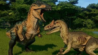 Acrocanthosaurus vs TRex IRex Giga Carcha Spinosaurus Indoraptor Spinoraptor amp Allosaurus [upl. by Tabber146]