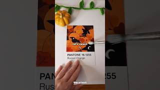 PANTONE postcard n°12 Varnishing 🍁 art artshorts illust illustration pantone [upl. by Eerb724]