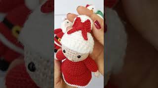 Enfeites para árvore de Natal amigurumi amigurumipassoapasso christmas [upl. by Pris]