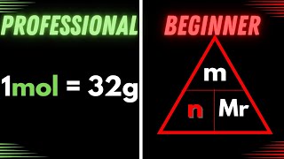 How to find the number of moles given the mass or molecules  2 ways everyone should know [upl. by Neumark]