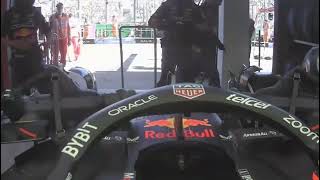 Max Verstappen retires after his rear brakes catches on fire at the Australian Grand Prix [upl. by Steffy327]