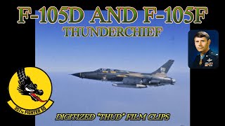 F105D and an F105F Thunderchief “THUD” Vietnam Era Film Footage digitized [upl. by Cristiona]