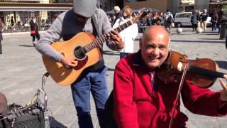 Street performers in Florence Italy [upl. by Verras]