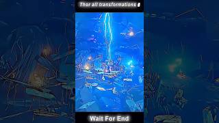 Thor All Transformation Is Great 😊  marvel trending viralvideo [upl. by Tiena871]