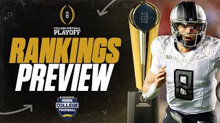 College Football Playoff Rankings Preview Saturday recap and LOOKAHEAD  Inside College Football [upl. by Lili]