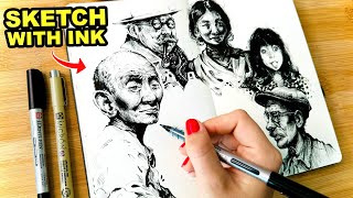 5 INK Tips to Improve Your Pen Drawings [upl. by Nolie]