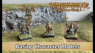 Character Basing Tutorial for Warhammer the Old World [upl. by Elisa]