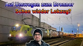 Eine unnötige Runde durch München zum Brenner Wagenbeistellung und Lokzug  Lokführertagebuch [upl. by Centeno]