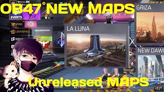 FREE FIRE MAX OB47 NEW UPDATE  FREE FIRE UNRELESED MAP  OB47 UPDATE MAPS freefire map new [upl. by Synned767]