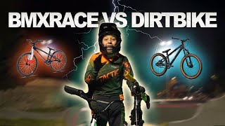 Pruebo estas dos BICIS en la pista de PUMPTRACK  BMX vs DIRT [upl. by Ragg269]