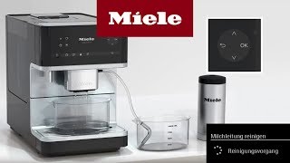 StandKaffeevollautomat CM6  Milchleitung reinigen Kurzanleitung I Miele [upl. by Vinay47]