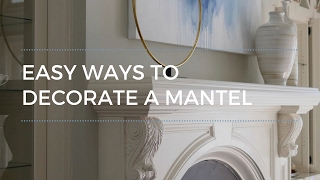 Video about Decorating a Mantel [upl. by Enahs122]