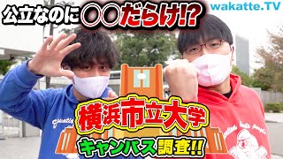 国公立なのにアレが多い！？横浜市立大学キャンパス調査！【wakatte TV】795 [upl. by Regan]