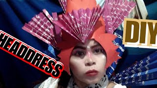 Making DIY HEADDRESS for Festival  Philippine Festival [upl. by Luas]