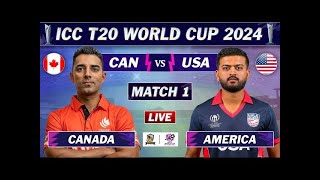 CAN vs USA 1st Match T20 WC 2024 [upl. by Harvey]