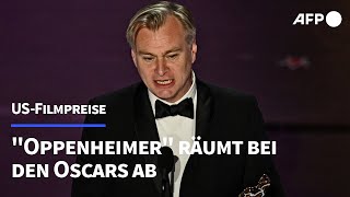 Film quotOppenheimerquot räumt bei den Oscars ab  AFP [upl. by Conley]