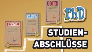 Studienabschlüsse  Studieren so gehts [upl. by Nyrok]