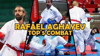 Rafael Aghayev The Legend  Top 5 Combat kumite  Tribute [upl. by Soluk]