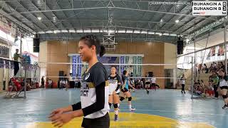 CHAMPIONSHIP MATCH BUHANGIN A vs BUHANGIN B  DAVAO 2ND DISTRICT VOLLEYBALL LEAGUE  WOMEN’S DIV [upl. by Nims681]