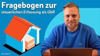 GbR gründen Fragebogen zur steuerlichen Erfassung  Elster online SchrittfürSchrittAnleitung [upl. by Mclaurin]