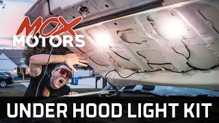 MOX Motors Universal Under Hood LED Light Kit On Tacoma  Install amp Review [upl. by Urion]