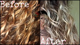 HOW TO TONE BRASSY HAIR  WELLA T18  T11  BRASSY TO ASHY [upl. by Rohclem832]