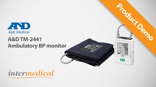 AampD TM2440  TM2441 Ambulatory Blood Pressure Monitor Demonstration Video [upl. by Anesuza]