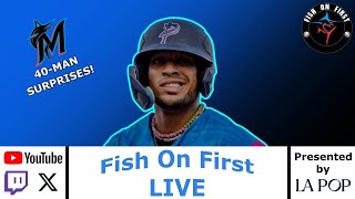 Controversial Marlins Roster Moves amp Skip of the Year Award  FOF LIVE [upl. by Anaed731]