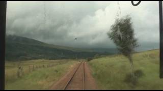 West Highland Line Cab Ride Crianlarich to Bridge of Orchy [upl. by Pavel]