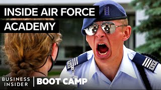 What New Air Force Cadets Go Through On Day One At The Academy  Boot Camp [upl. by Hough]