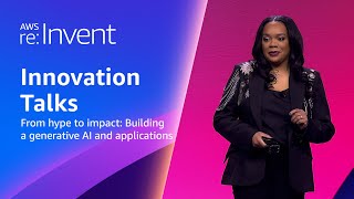 AWS reInvent 2023  From hype to impact Building a generative AI architecture ARC217 [upl. by Eldwen]