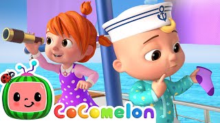 Row Row Row Your Boat Sea Adventure Edition ⛵  CoComelon Nursery Rhymes amp Kids Songs [upl. by Aihsitan138]