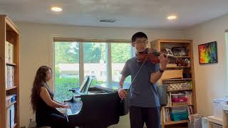 Bruch Romanze Played on Viola [upl. by Biddy741]